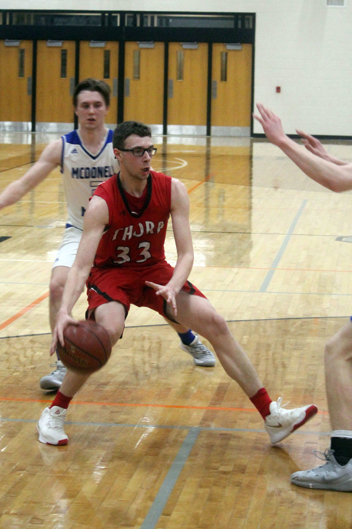 McDonell vs Thorp boys basketball at Osseo 3-12-20